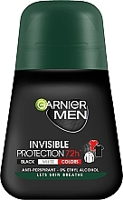 Fragrances, Perfumes, Cosmetics Men Roll-On Deodorant - Garnier Mineral Deodorant Invisible 72h