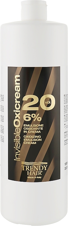 Cream Oxidizer 6% - Trendy Hair Invisible Oxicream 6% (20V) — photo N1