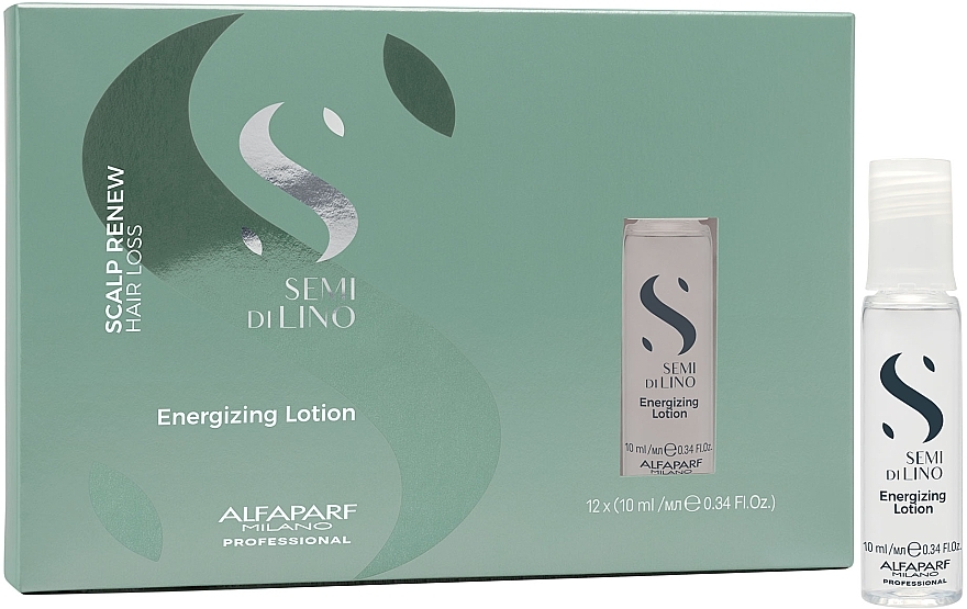 Anti-Hair Loss Lotion - Alfaparf Semi Di Lino Scalp Renew Energizing Lotion — photo N1