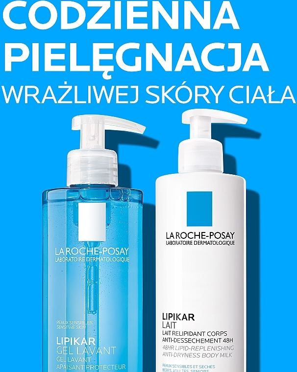 Cleansing Shower Gel for Normal & Dry Skin - La Roche-Posay Lipikar Gel Lavant — photo N6