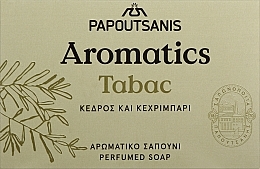 Perfumed Soap 'Tobacco' - Papoutsanis Aromatics Bar Soap — photo N1