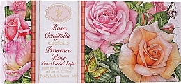 Natural Soap Set "Rose" - Saponificio Artigianale Fiorentino Rose (soap/3x125g) — photo N1