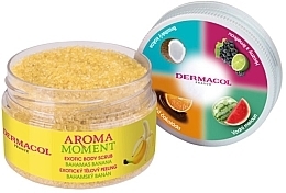 Banana Body Scrub - Dermacol Aroma Moment Exotic Body Scrub Bahamas Banana — photo N3