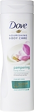 Body Lotion - Dove Nourishing Puerly Pampering Body Lotion With Pistachio & Magnolia — photo N3