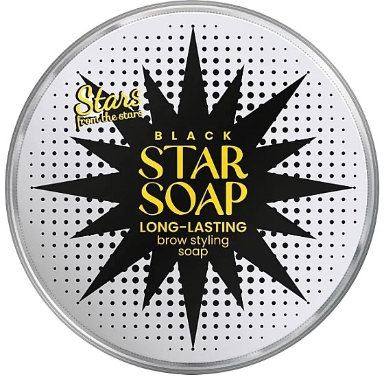 Black Eyebrow Styling Soap - Stars from The Stars Black Star Soap — photo N1