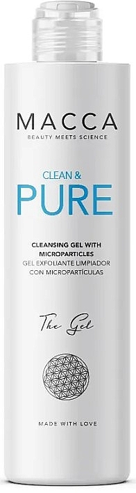 Microparticle Face Cleansing Gel - Macca Clean & Pure Cleansing Gel With Microparticles — photo N1