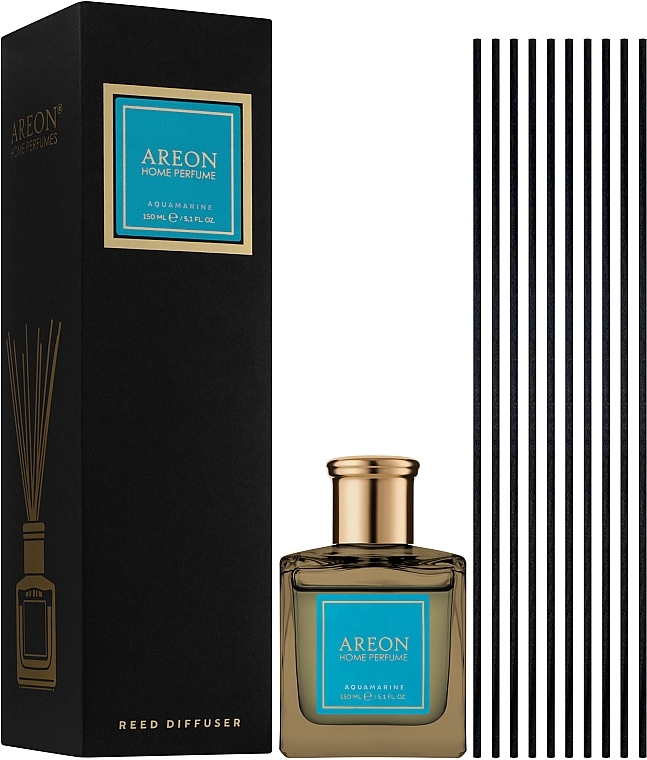 プレミアム アクアマリン フレグランス ディフューザー、PSB04 - Areon Home Perfume Aquamarine Reed Diffuser — photo N2