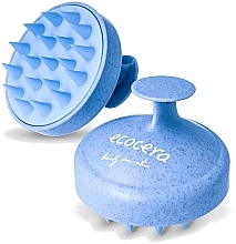 Head Brush-Massager, blue - Ecocera Medi Scalp Massage Brush — photo N1