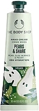 Pear Hand Cream - The Body Shop Pears & Share Hand Cream — photo N1