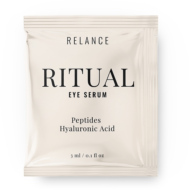 GIFT! Rejuvenating Eye Serum with Peptides & Hyaluronic Acid - Relance Peptides+Hyaluronic Acid Eye Serum (sample) — photo N1