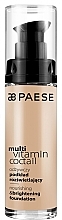 Fragrances, Perfumes, Cosmetics Foundation - Paese Multi Vitamin Coctail Nourishing & Brightening Founation