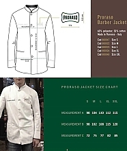 Barber Uniform, L - Proraso Barber Jacket Size L — photo N3