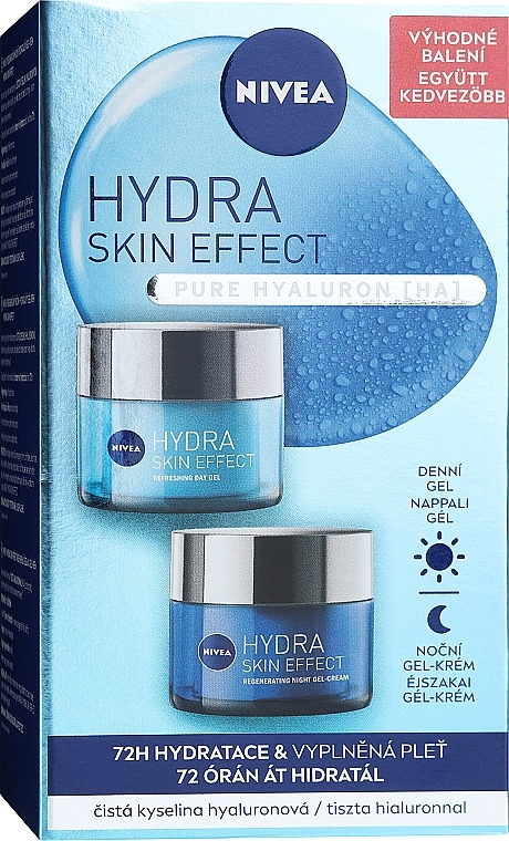 Face Care Set - Nivea Hydra Skin (cr/2x50ml) — photo N1