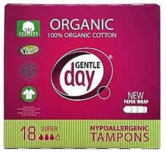 Fragrances, Perfumes, Cosmetics Sanitary Tampons, 18 pcs - Gentle Day Hypoallergenic Tampons Super