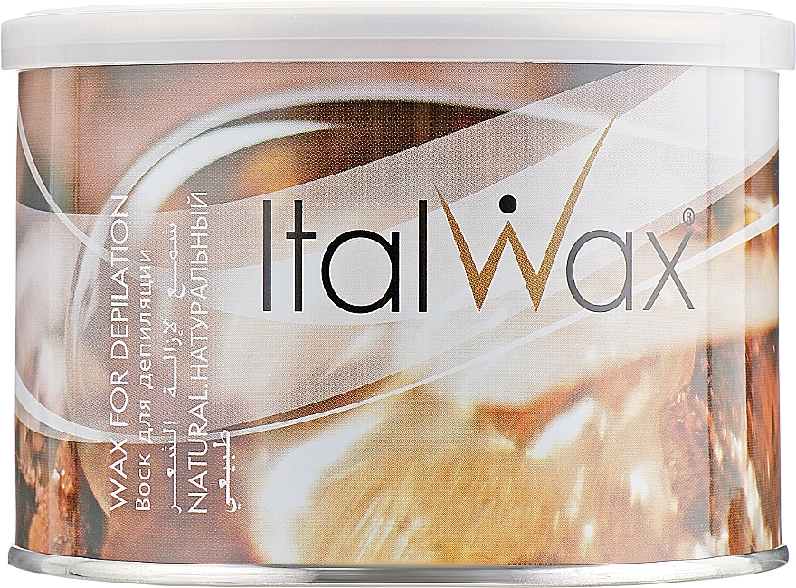 Warm Depilation Wax in Jar "Natural" - ItalWax — photo N1