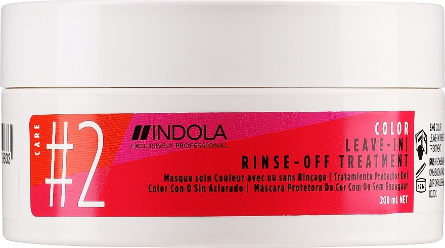 Color-Treated Hair Mask - Indola Innova Color #2 Leave-In Rinse-Off Treatment Mask — photo N2