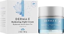 Moisturizing Night Cream with Hyaluronic Acid - Derma E Hydrating Night Cream — photo N12