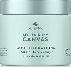 Moisturizing Mask for Brittle Hair - Alterna Canvas Cool Hydrations Nourishing Masque — photo N1