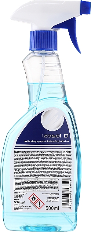 Desinfectant Hand Spray - Silcare Izosol Disinfectant Spray Hand Skin — photo N5