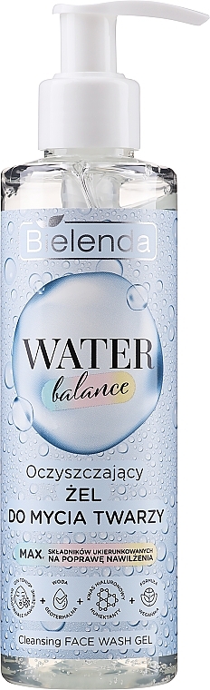 Face Cleansing Gel - Bielenda Water Balance Cleansing Face Wash Gel — photo N1