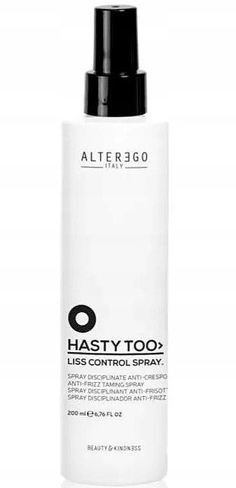 Thermal Protective Hair Styling Spray - Alter Ego Hasty Too Liss Control Spray — photo N1