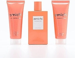 Amichi Mandarine Musk - Set (edt/75 ml + b/lot/75 ml + sh/gel/75 ml) — photo N2