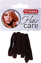 Fragrances, Perfumes, Cosmetics Small Elastic Hair Band, brown - Titania