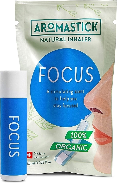 Focus Aroma Inhaler - Aromastick Focus Natural Inhaler — photo N3