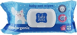 Fragrances, Perfumes, Cosmetics Wet Wipes 'Hypoallergenic', 120 pcs. - Baby Zaya