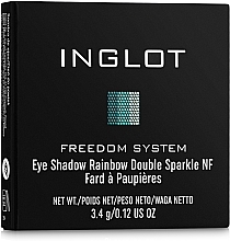 Fragrances, Perfumes, Cosmetics Triple Eyeshadow - Inglot Freedom System Eye Shadow Rainbow Double Sparkle