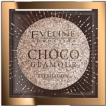 Eyeshadow - Eveline Cosmetics Choco Glamour Eyeshadow (21 - Crystal White) — photo N1