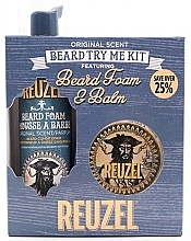 Fragrances, Perfumes, Cosmetics Set - Reuzel Original Scent Beard Try Me Kit (balm/35g + foam/70ml )