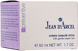 Fragrances, Perfumes, Cosmetics Nourishing Cream - Jean d'Arcel Preventive 24h Gentle Cream Rich