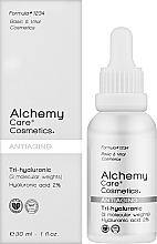 Anti-Aging Face Serum - Alchemy Care Cosmetics Antiaging Tri-Hyaluronic — photo N2