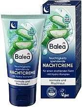 Fragrances, Perfumes, Cosmetics Moisturizing Night Cream - Balea Nachtcreme Feuchtigkeits Spendend