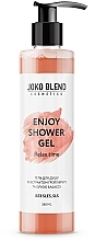 Fragrances, Perfumes, Cosmetics Shower Gel with Grapefruit Extract & Babassu Oil - Joko Blend Enjoy Shower Gel