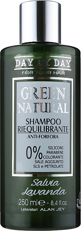 Anti-Dandruff Rebalancing Shampoo - Alan Jey Green Natural Shampoo Riequilibrante — photo N1