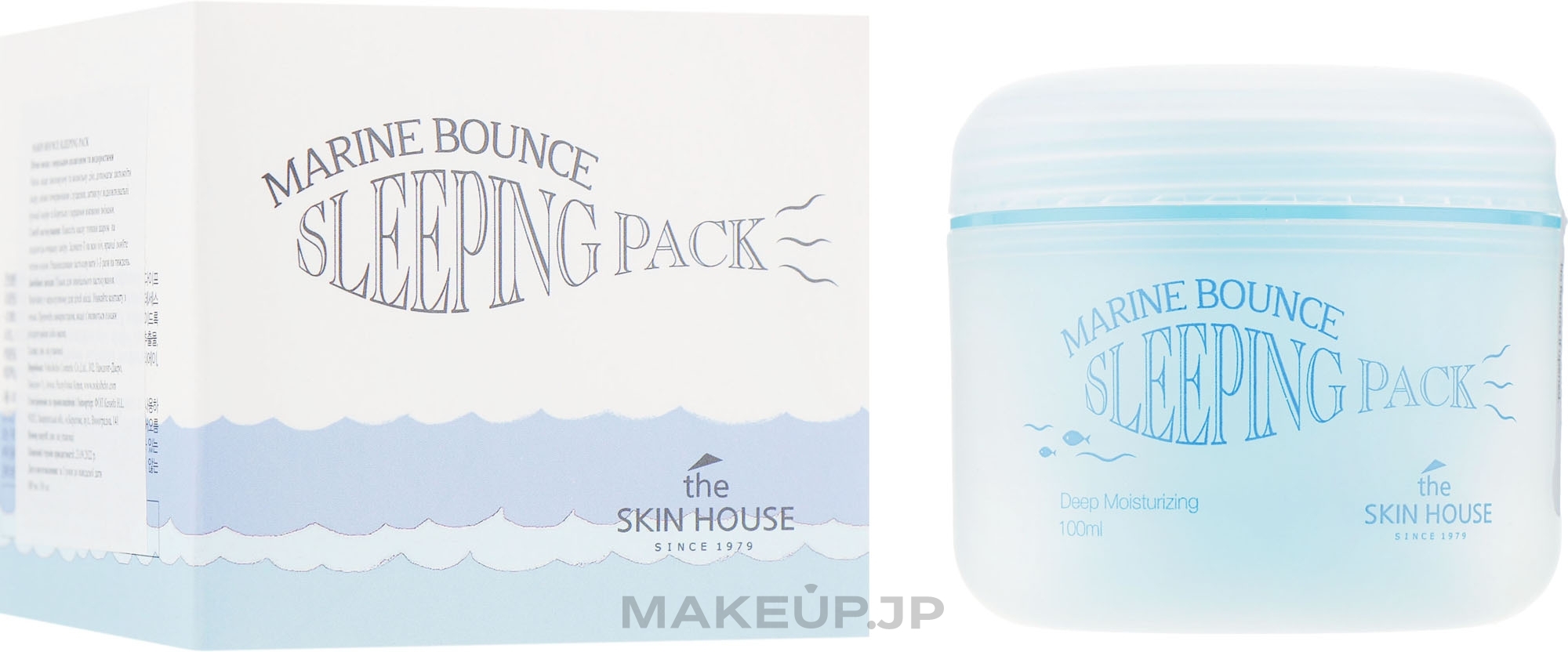 Night Marine Collagen Mask - The Skin House Marine Bounce Sleeping Pack — photo 100 ml