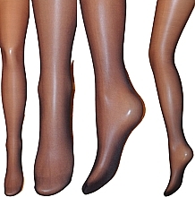 Tights "Lara", 15 Den, blu - Veneziana — photo N2