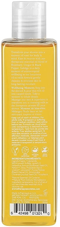 Shower Oil - Aromatherapy Associates De-Stress Muscle Shower Oil — photo N3