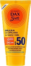 Fragrances, Perfumes, Cosmetics Face & Body Sunscreen Emulsion - Dax Sun Emulsion SPF50