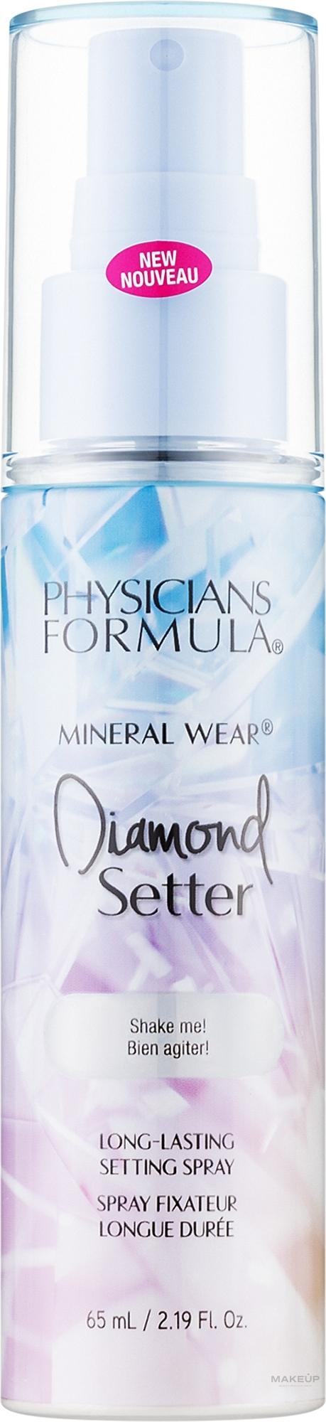 Makeup Setting Spray - Physicians Formula Mineral Wear Diamond Setter — photo 65 ml