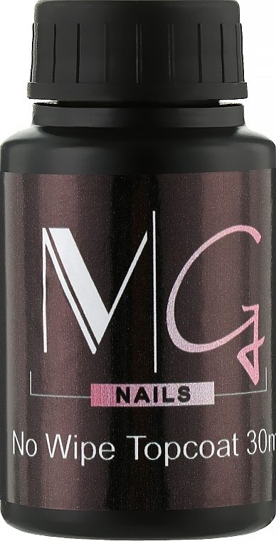 Finish Top Coat without Sticky Layer - MG Nails No Wipe Top Coat — photo N2