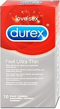 Ultra-Thin Condoms, 10 pcs - Durex Feel Ultra Thin — photo N1