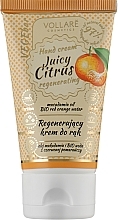 Fragrances, Perfumes, Cosmetics Regenerating Hand Cream with Citrus Juice - Vollare Cosmetics VegeBar Juicy Citrus Hand Cream