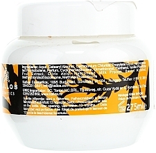 Shine Mask for Dry Hair "Vanilla" - Kallos Cosmetics Vanilla Shine Hair Mask — photo N2