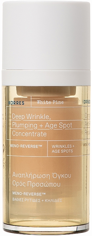 Set - Korres White Pine Menopause Essentials Day Routine Set (d/cr/40ml + ser/15ml+ bag) — photo N3