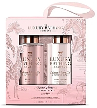 Fragrances, Perfumes, Cosmetics Set - Grace Cole The Luxury Bathing Sweet Vanilla & Almont Glaze Set (sh/gel/100ml + b/lot/100ml)