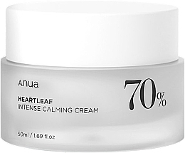 Fragrances, Perfumes, Cosmetics Soothing Face Cream - Anua Heartleaf 70% Intense Calming Cream