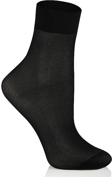 Women Socks "Ada" 20 Den, nero - Knittex — photo N2